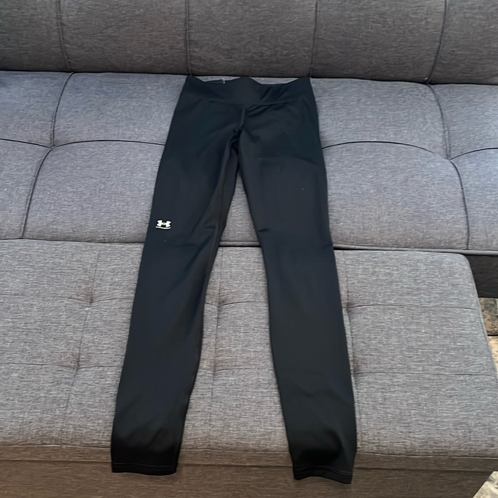Under Armour women’s extra small mid rise compression leggings NWT black